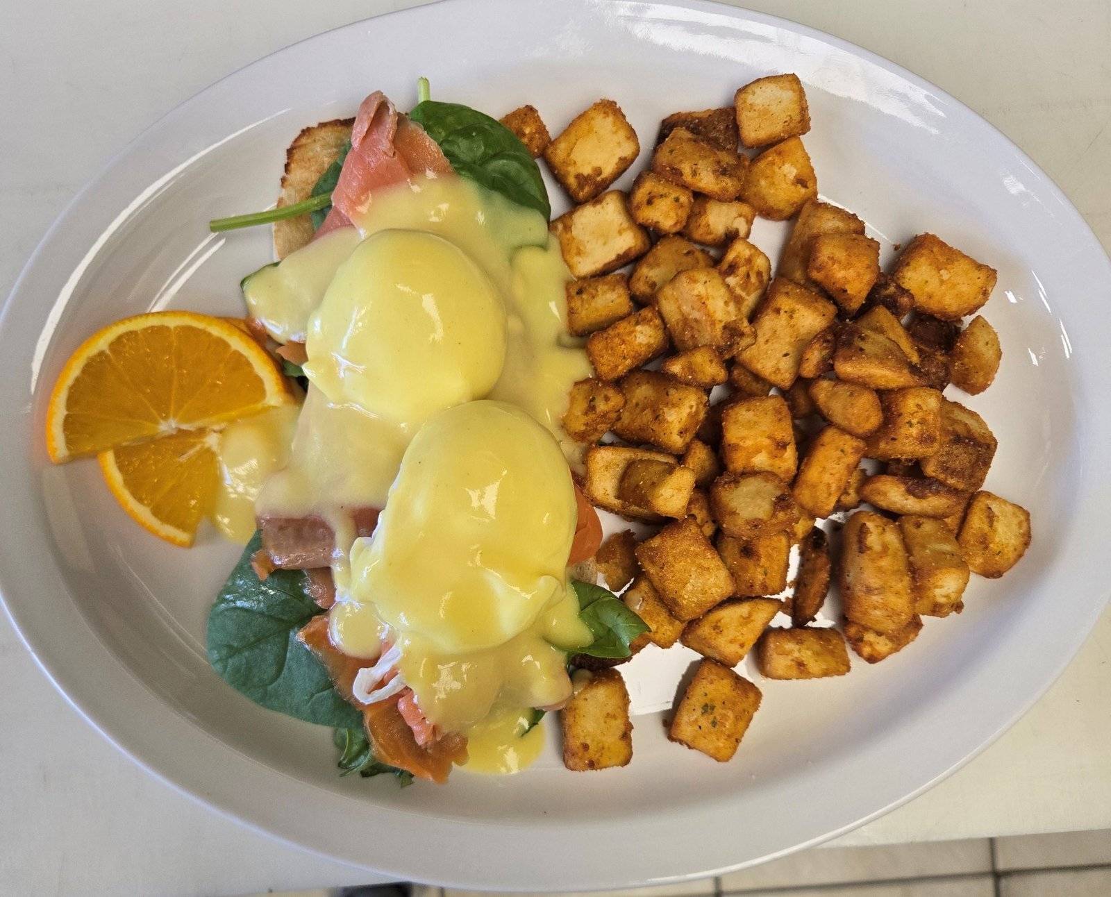 Breakfast dish at Woodbine Diner