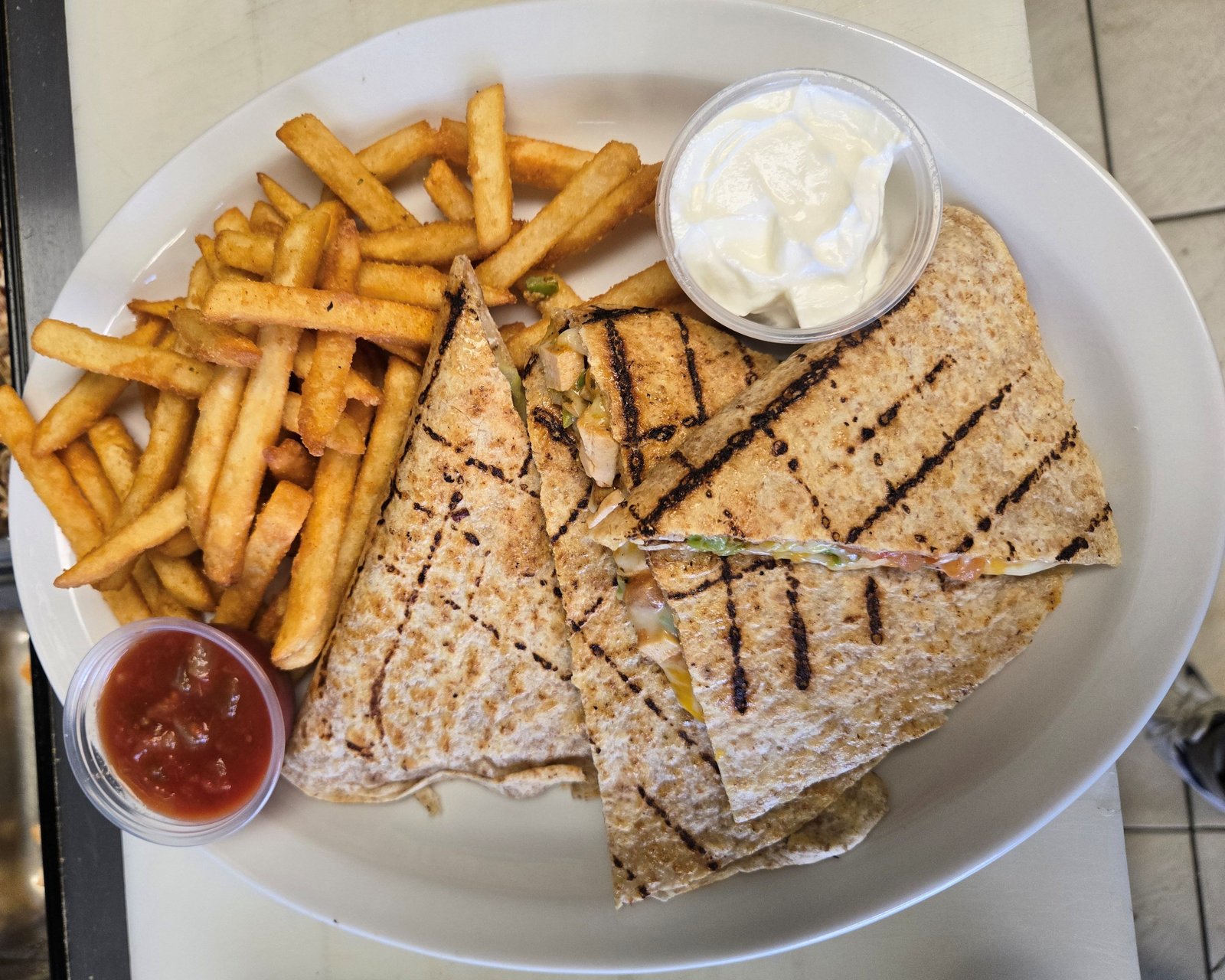 Lunch dish at Woodbine Diner