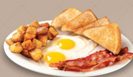 Early bird breakfast at Woodbine Diner
