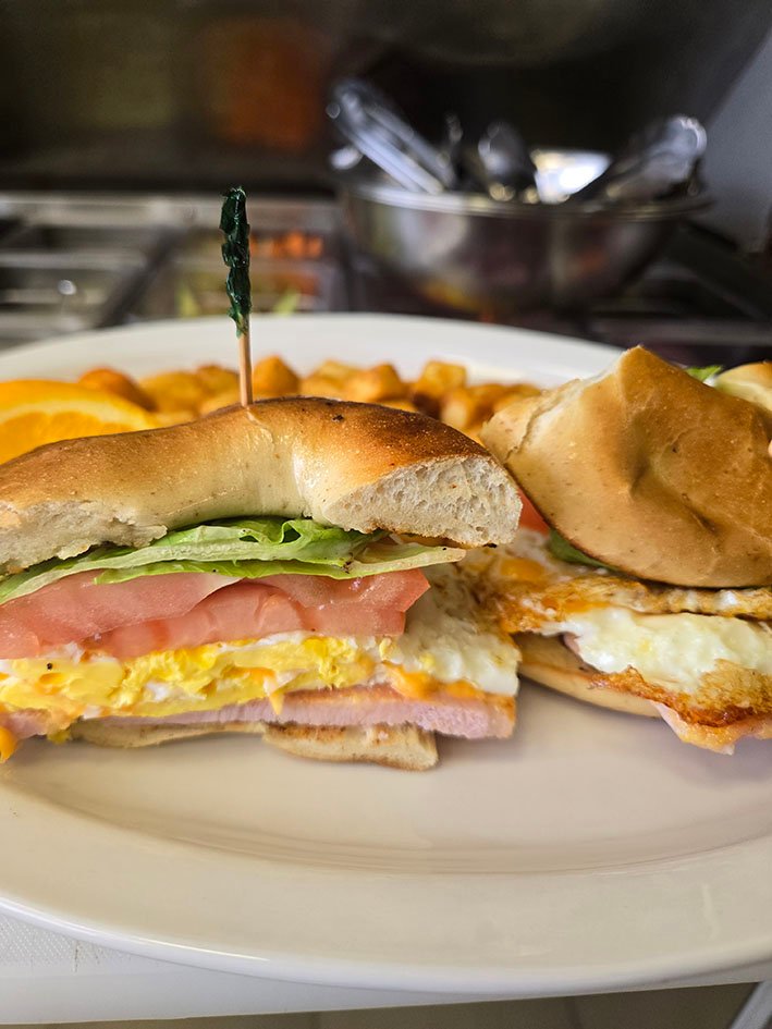 Lunch dish at Woodbine Diner